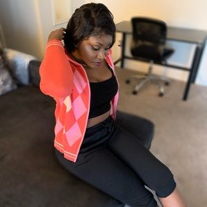 Orange long sleeve sweater